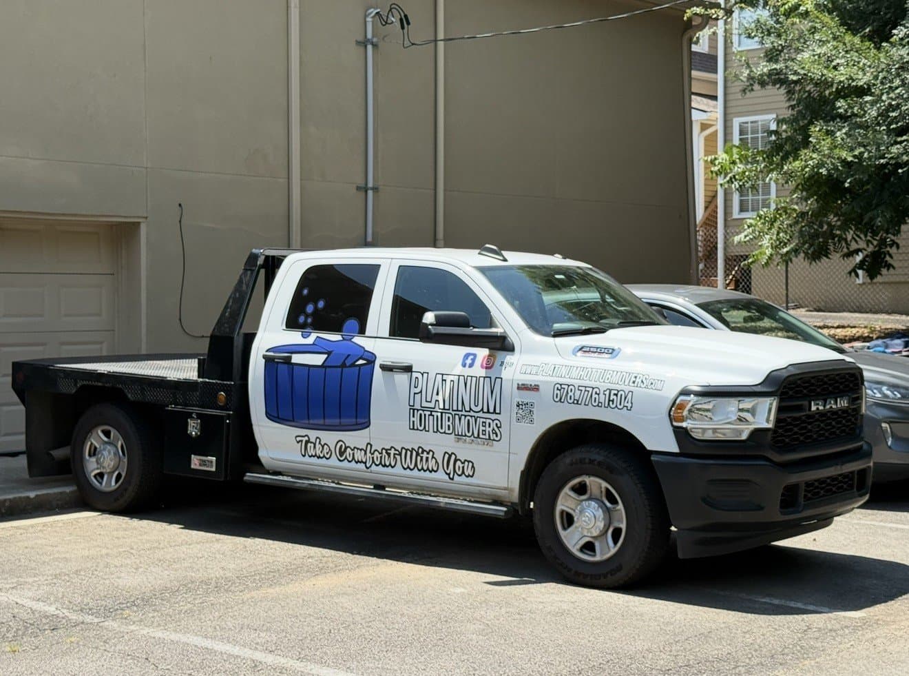 Platinum Hot Tub Movers job 1