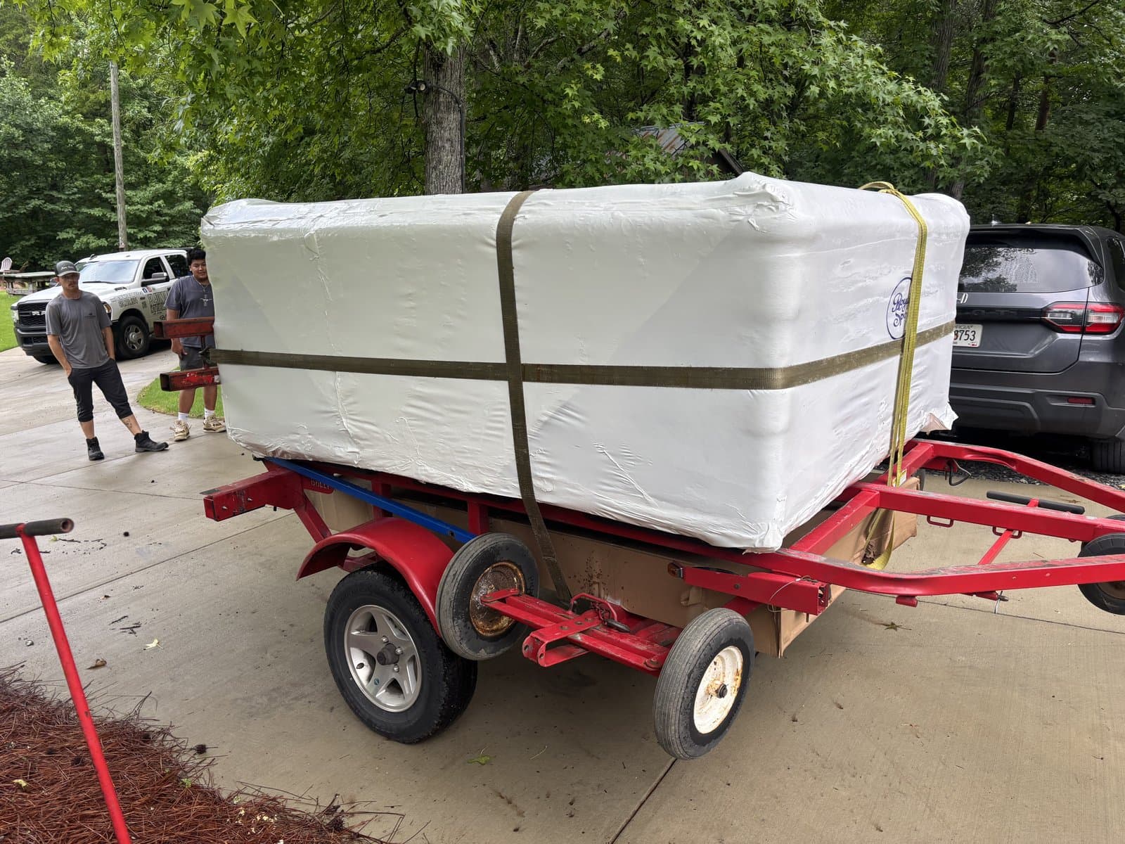 Platinum Hot Tub Movers job 2