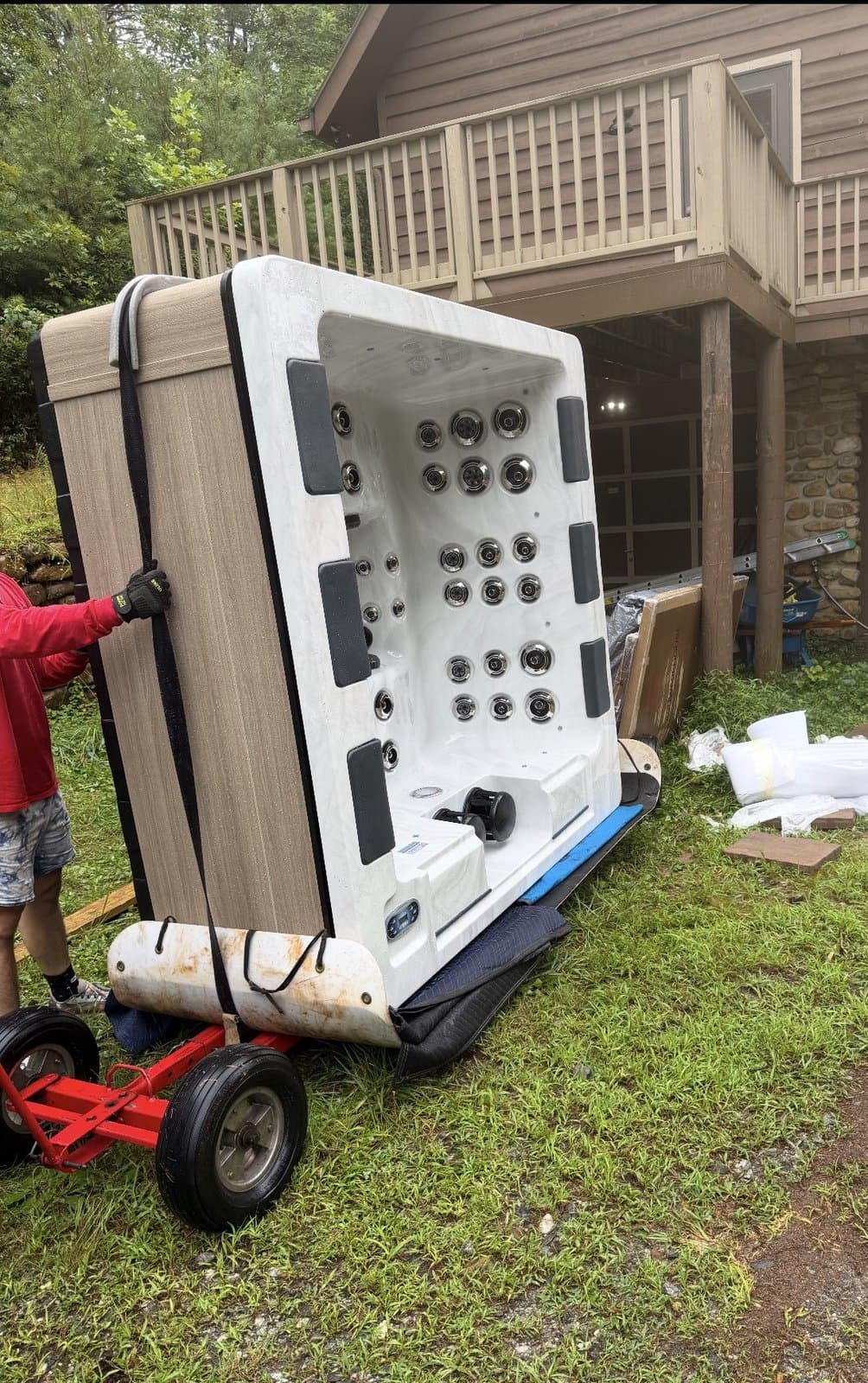 Platinum Hot Tub Movers job 4