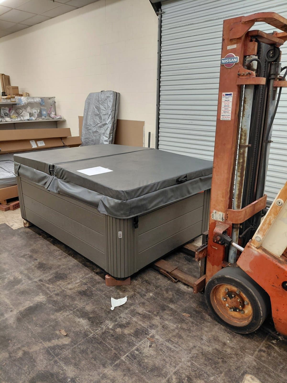 Platinum Hot Tub Movers job 5